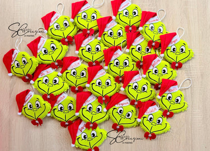 Addobbo albero di Natale grinch