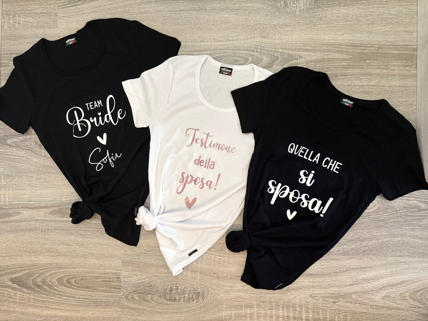 T-shirt addio al nubilato
