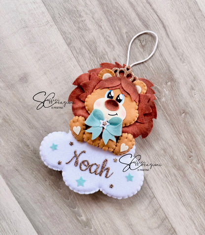 Little lion on the cloud