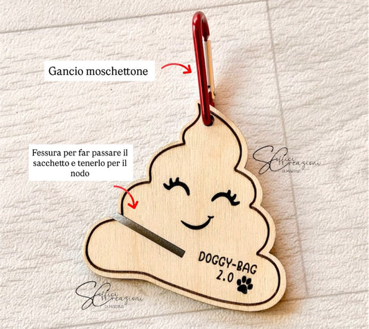 Porta sacchetti cacca cane