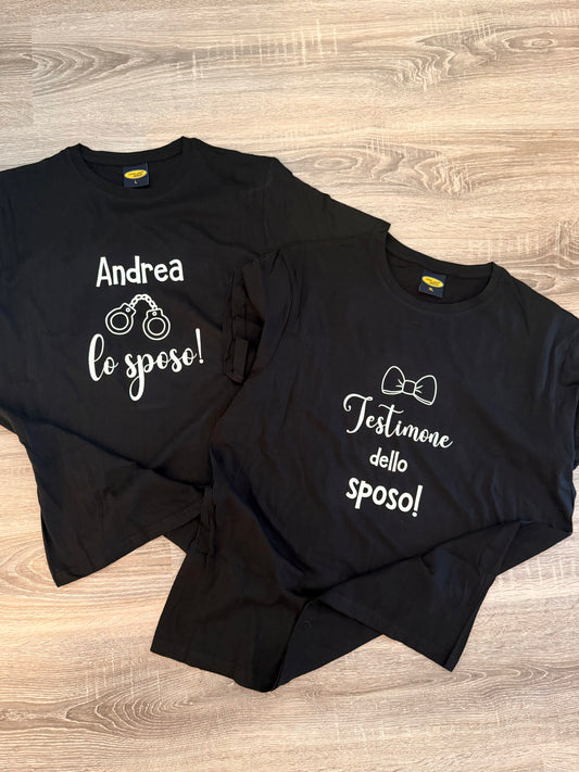 T-shirt addio al celibato