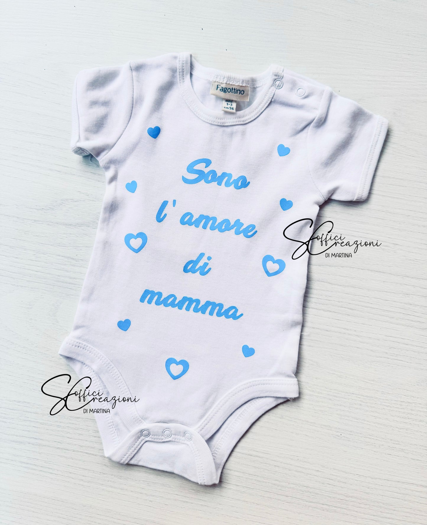 Body neonato personalizzato