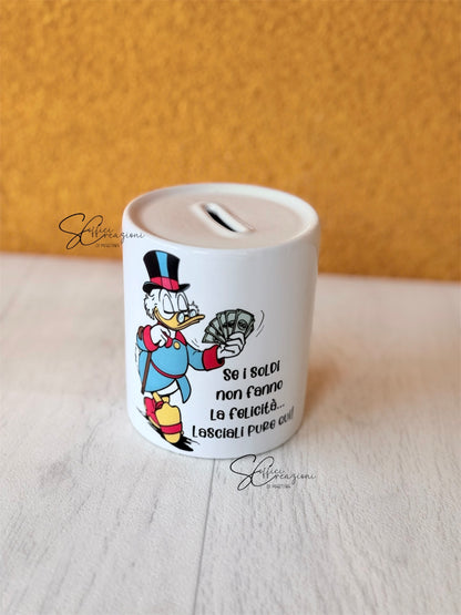 Salvadanaio in ceramica personalizzato