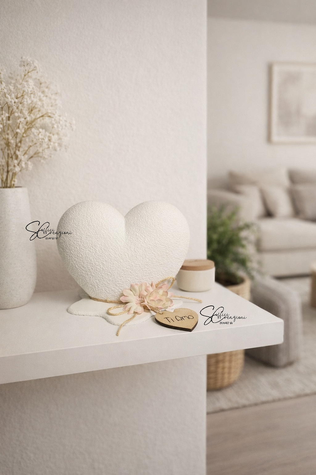 Lampada a cuore decorativa