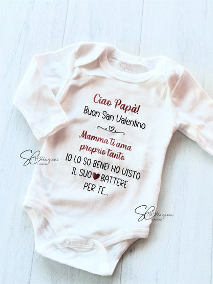 Body neonato personalizzato