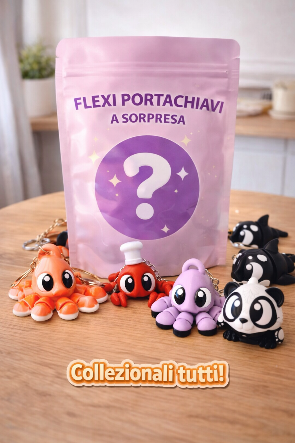 Blind box portachiavi flexi