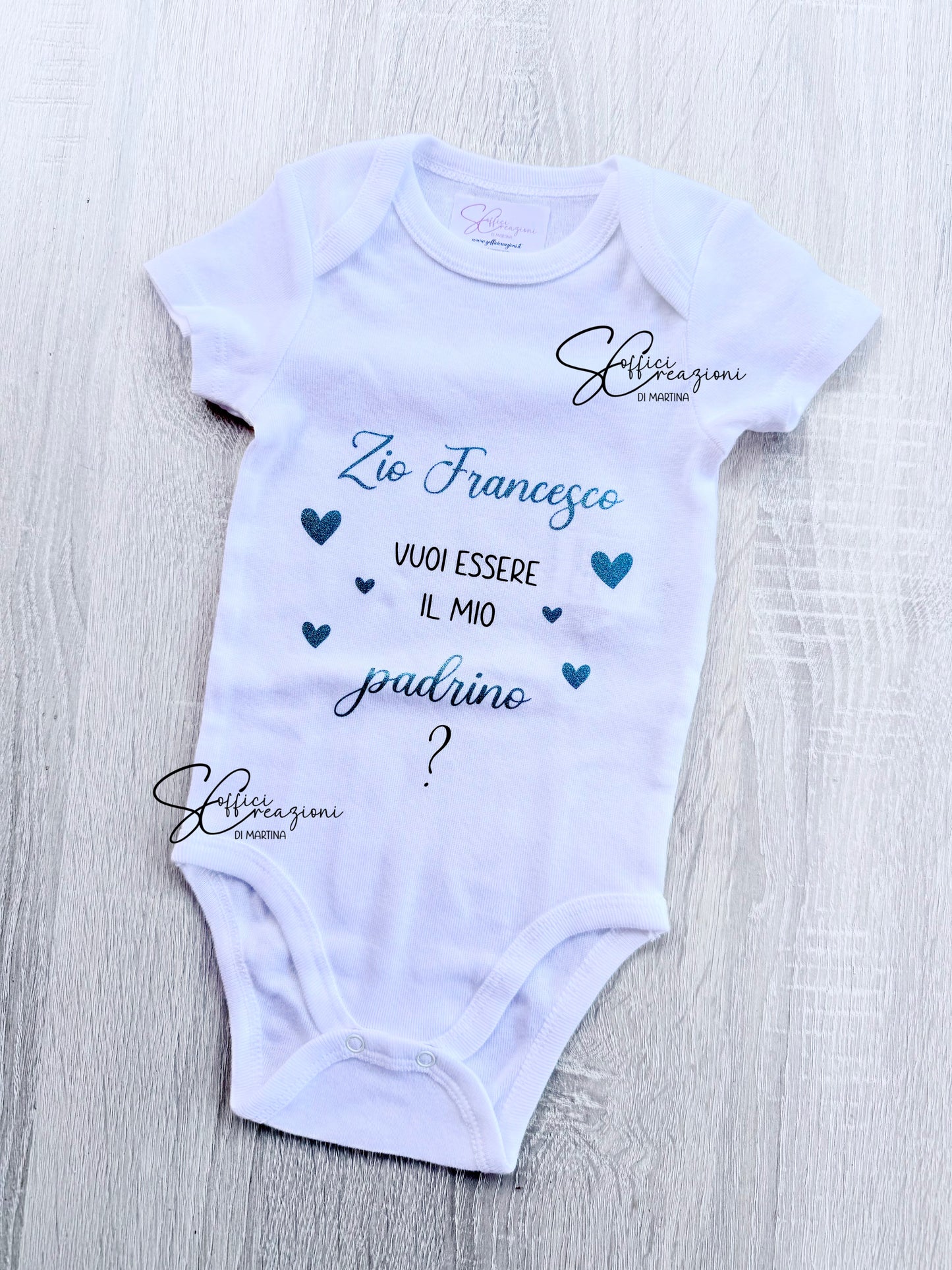 Body neonato personalizzato