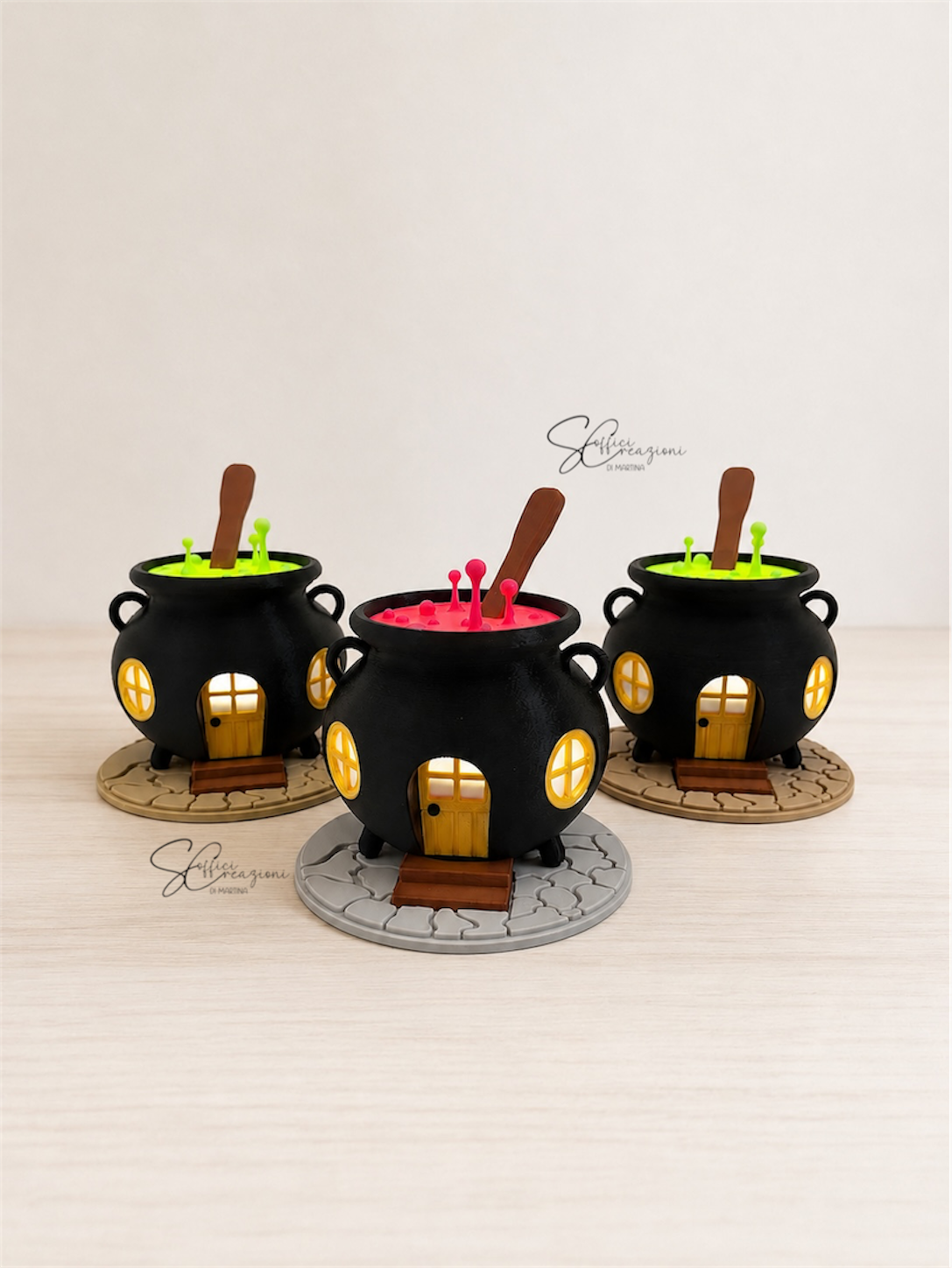 Calderone casetta con luce