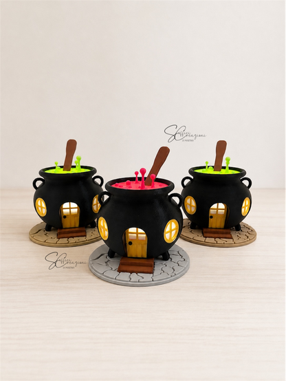 Calderone casetta con luce