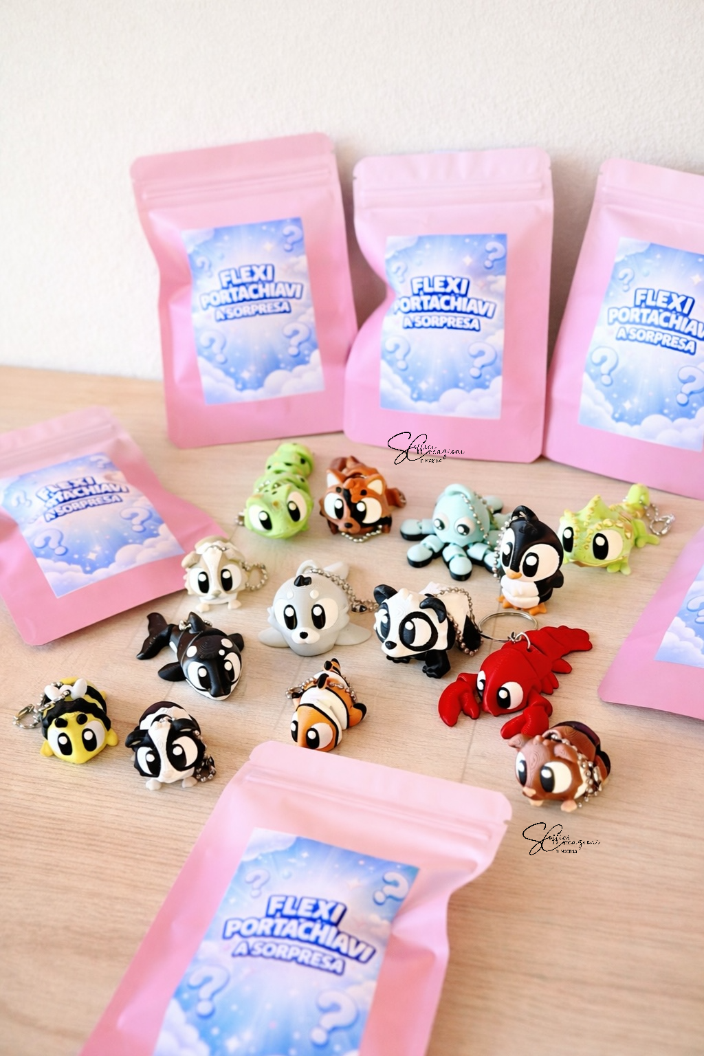 Blind box portachiavi flexi