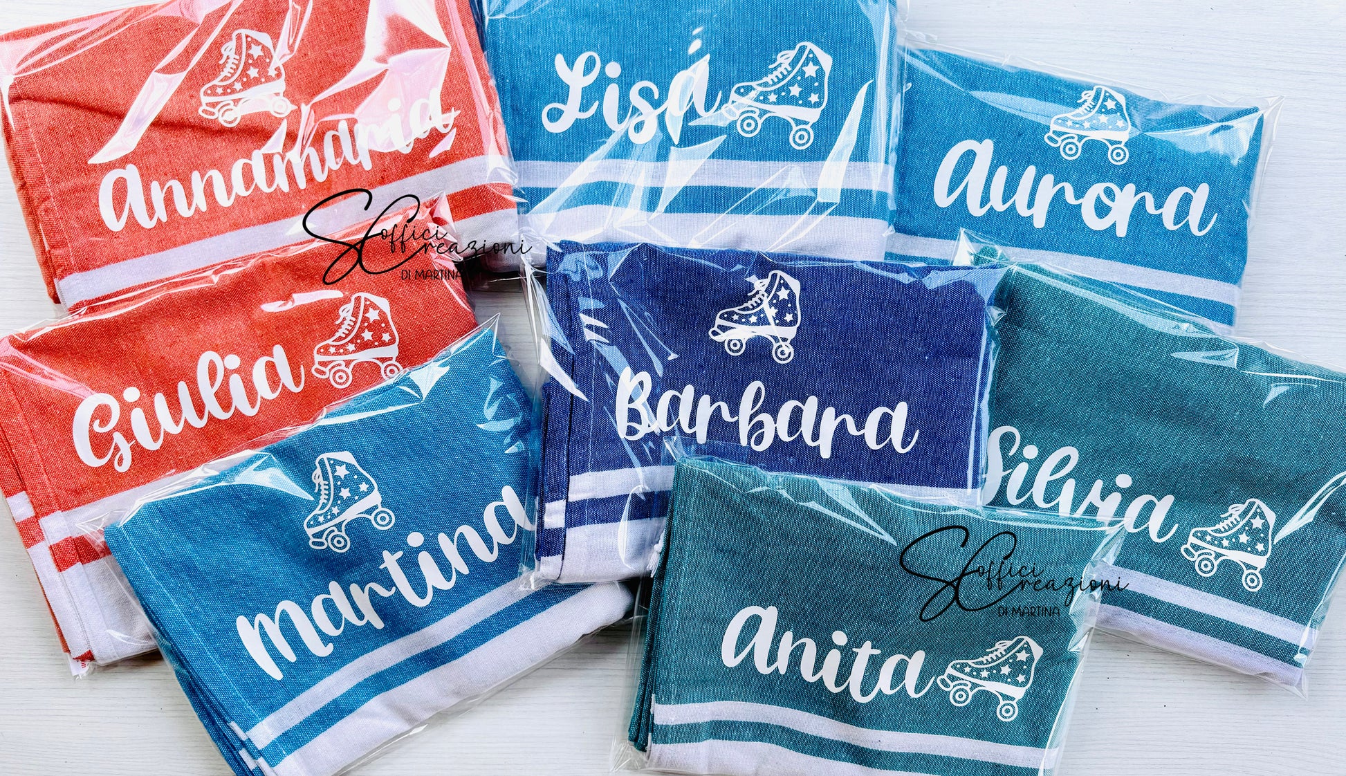 Telo Mare Personalizzato Sirena - Asciugamano 100x150 Cm Con Nome - Foto 6