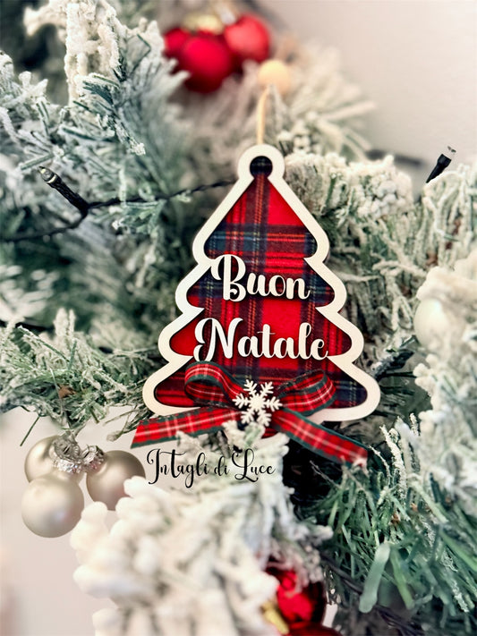 Pallina albero di Natale personalizzata